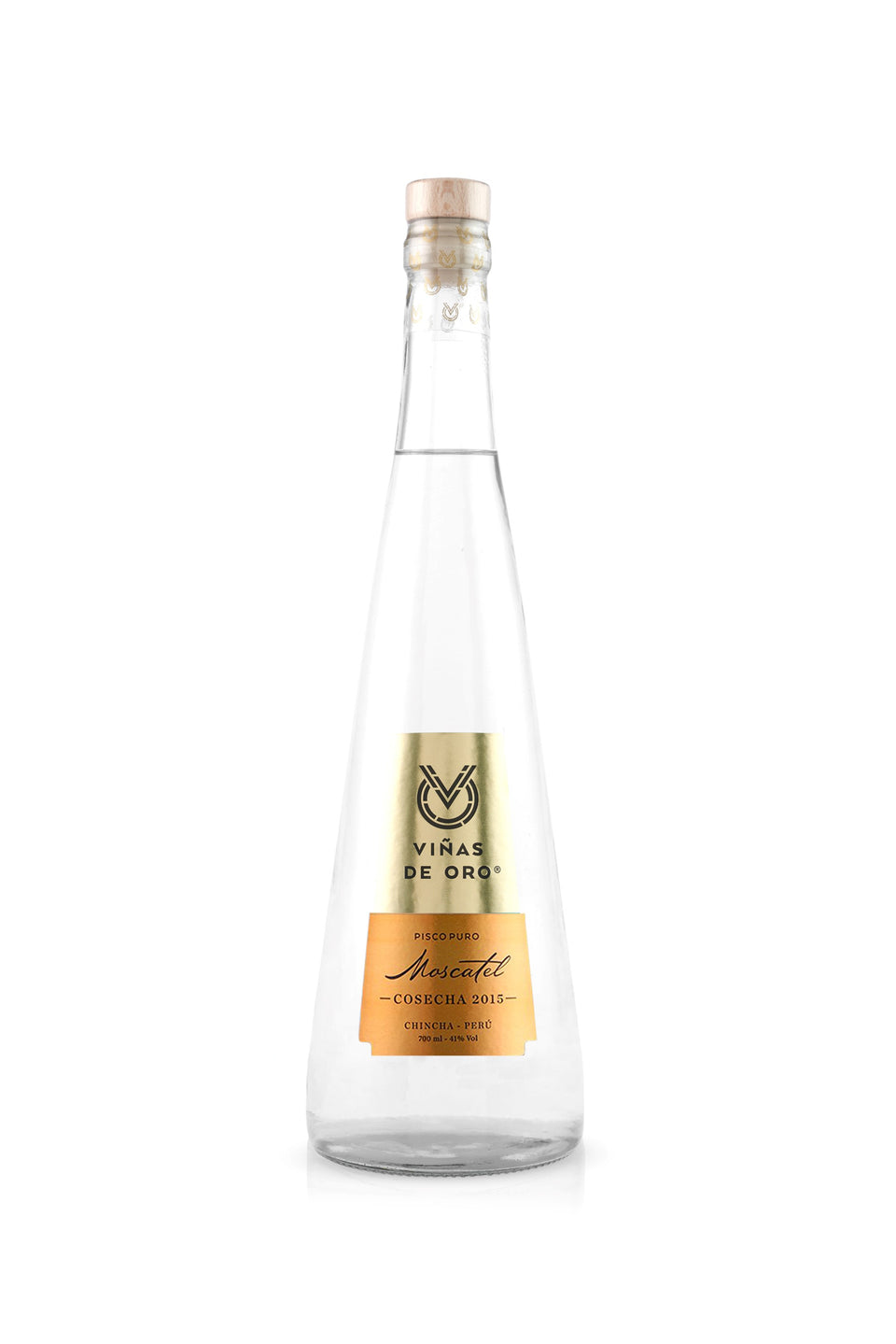 Vinas de Oro Moscatel 41° Pisco Premium