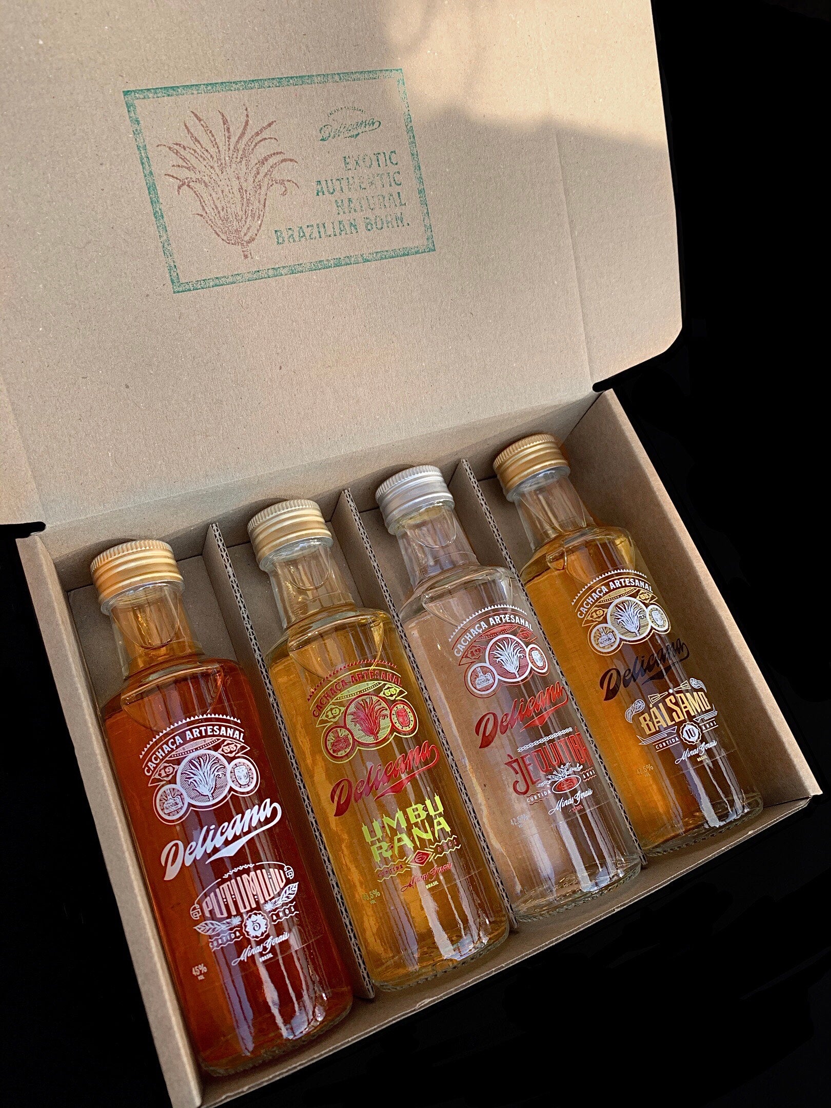 Cachaça Delicana Barrel Edition 100 ml each