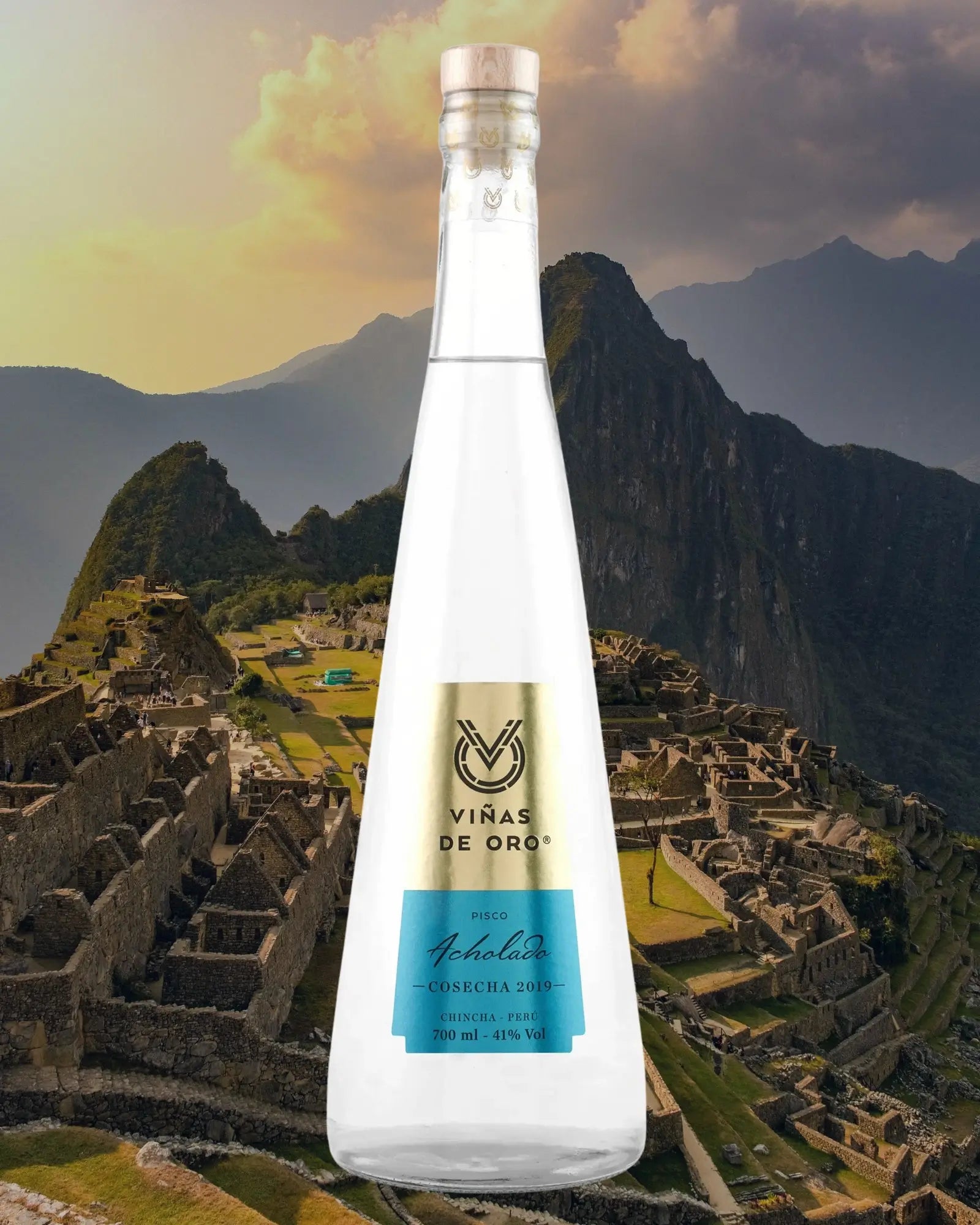 Viñas de Oro Acholado 41° Pisco Premium
