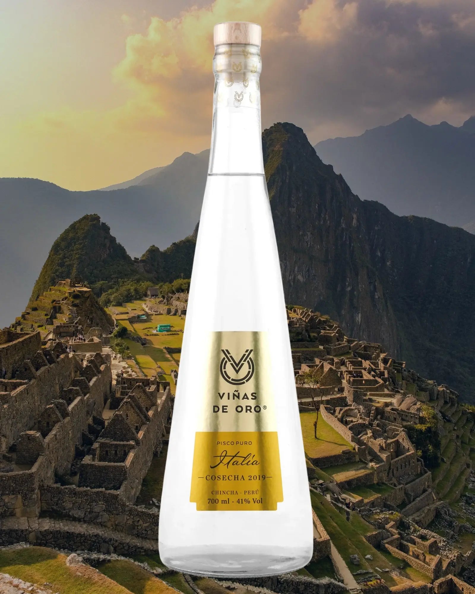 Viñas de Oro Italia 41° Pisco Premium