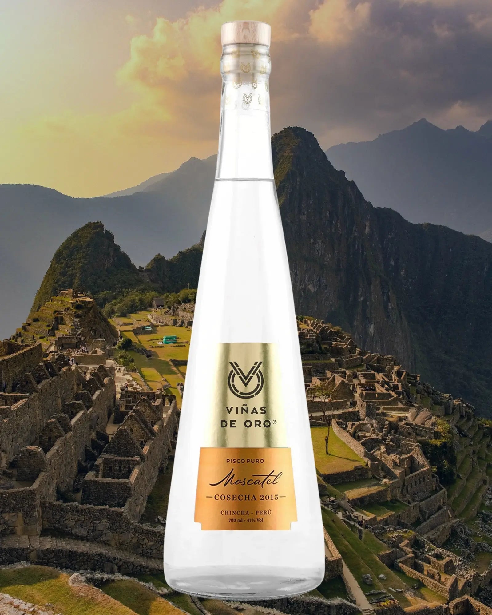 Viñas de Oro Moscatel 41° Pisco Premium
